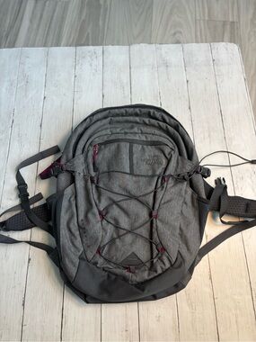 blue and rose gold north face backpack The Borealis Blue/Grey Celebrated for its iconic bungee straps Rose Gold Backpack Pink Where